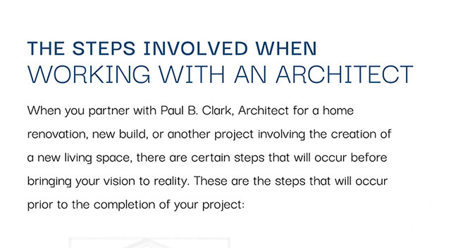 The Steps Involved When Working with an Architect